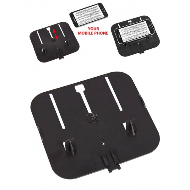Supporto universale per cellulare, ABS, nero [PF1415P]