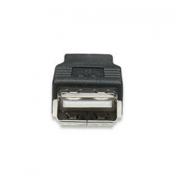 Adattatore Convertitore USB A Femmina USB B Maschio Nero