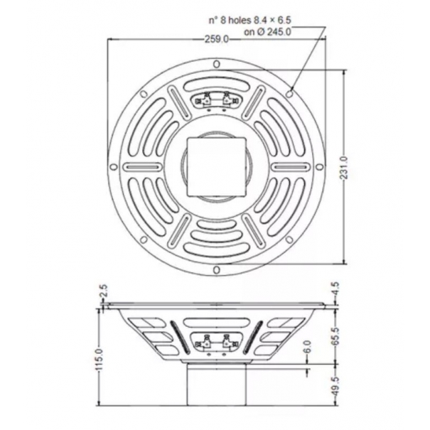 P10R 8 Ohm