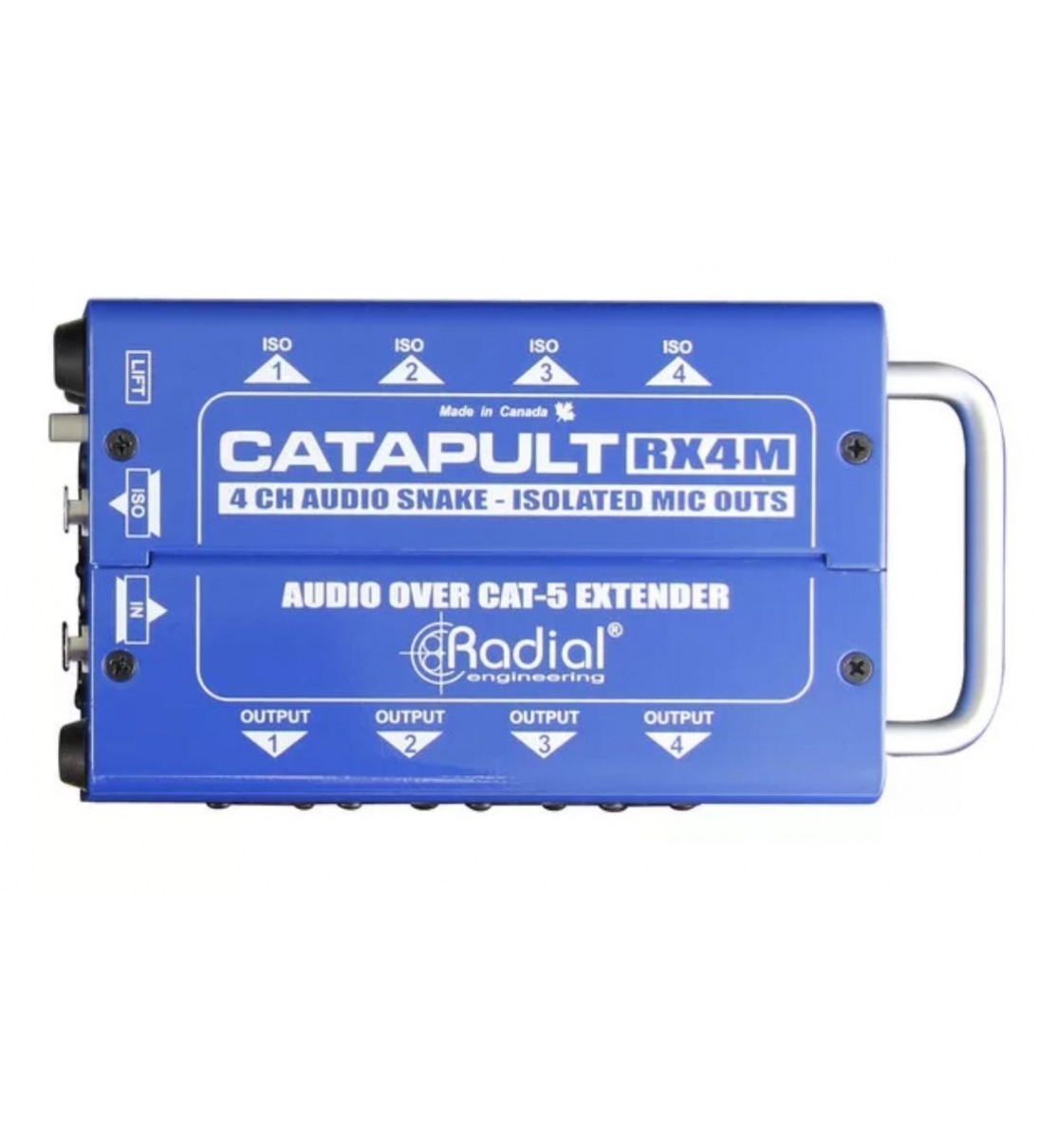 Catapult RX4M SPLITTER AUDIO PASSIVO CAT 5/6 A 4 XLR PER MICROFONI