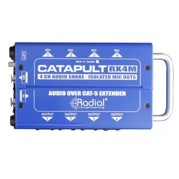 Catapult RX4M SPLITTER AUDIO PASSIVO CAT 5/6 A 4 XLR PER MICROFONI