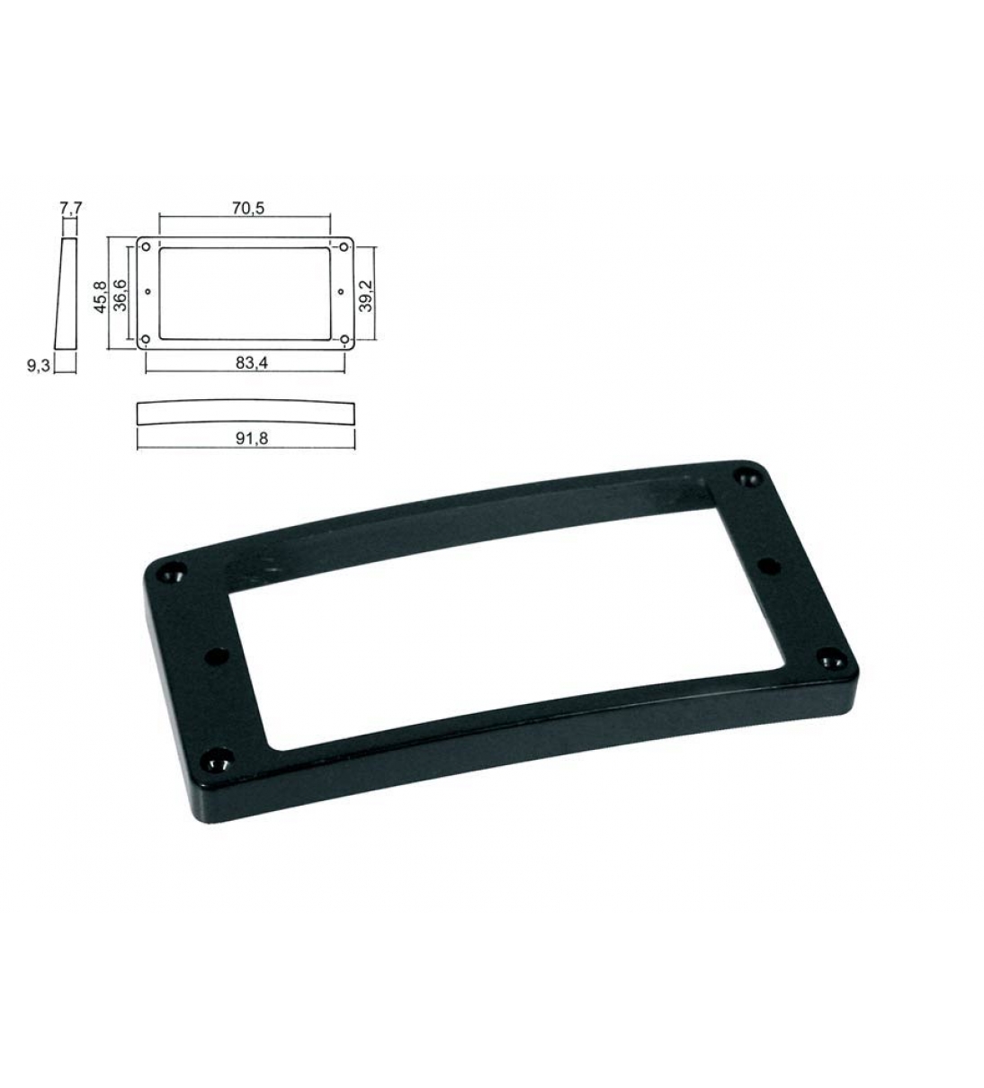 Cornice per pickup humbucker