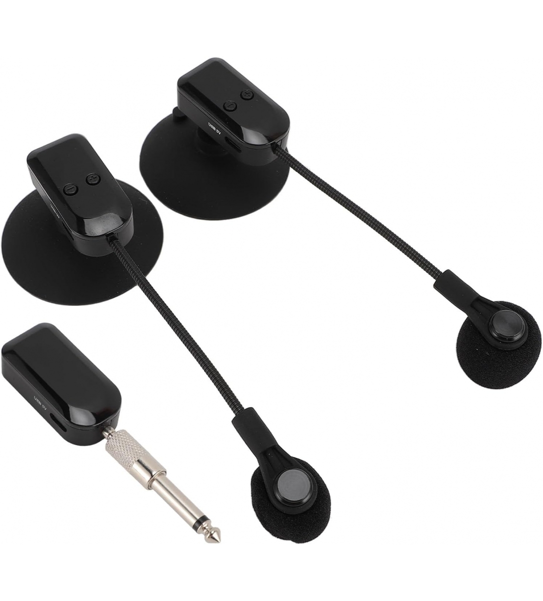Microfono per Strumenti Wireless 2.4G, Sistema di Pickup per Microfono per Fisarmonica per Violino e Chitarra, per Concerti