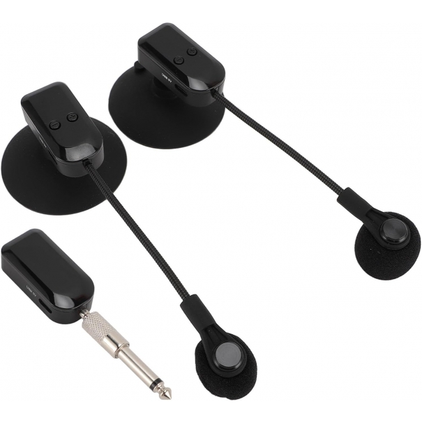 Microfono per Strumenti Wireless 2.4G, Sistema di Pickup per Microfono per Fisarmonica per Violino e Chitarra, per Concerti