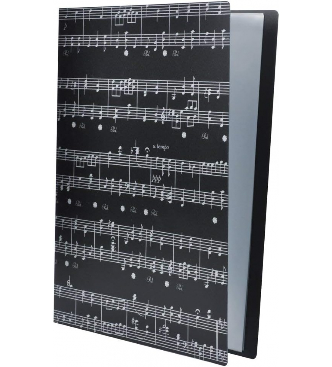 Raccoglitore Porta Spartiti Musicali carta formato A4 con 40 tasche