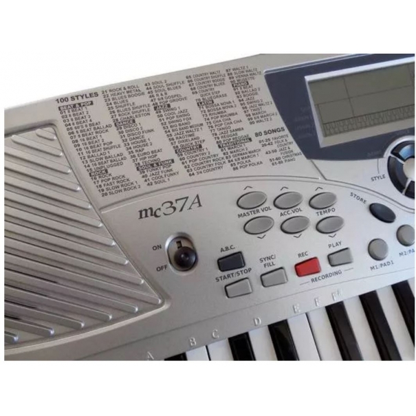 MC37A + Alimentatore - Tastiera portatile 49 tasti mini