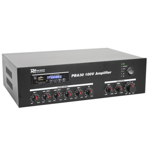 PBA30 100V  AMPLIFICATORE 30W PER INSTALLAZIONI