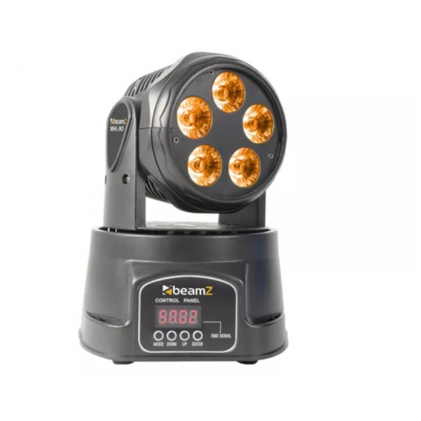 BEAMZ MHL90 Mini Moving Head Wash 5x18W