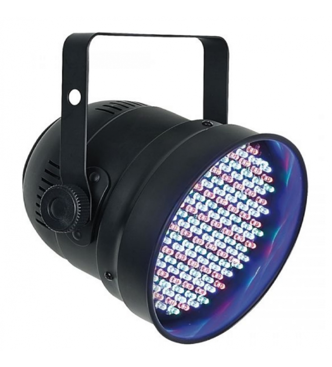 Showtec LED Par 56 Short Eco Faro Luce RGB 6 Canali Dmx Nero Dj Discoteca
