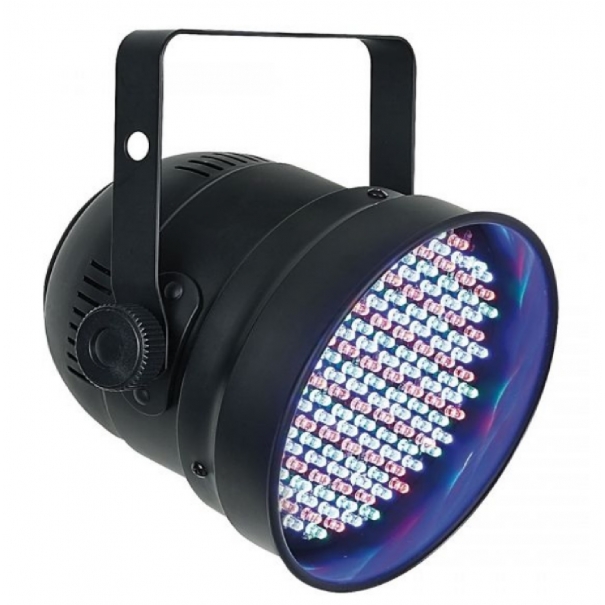 Showtec LED Par 56 Short Eco Faro Luce RGB 6 Canali Dmx Nero Dj Discoteca