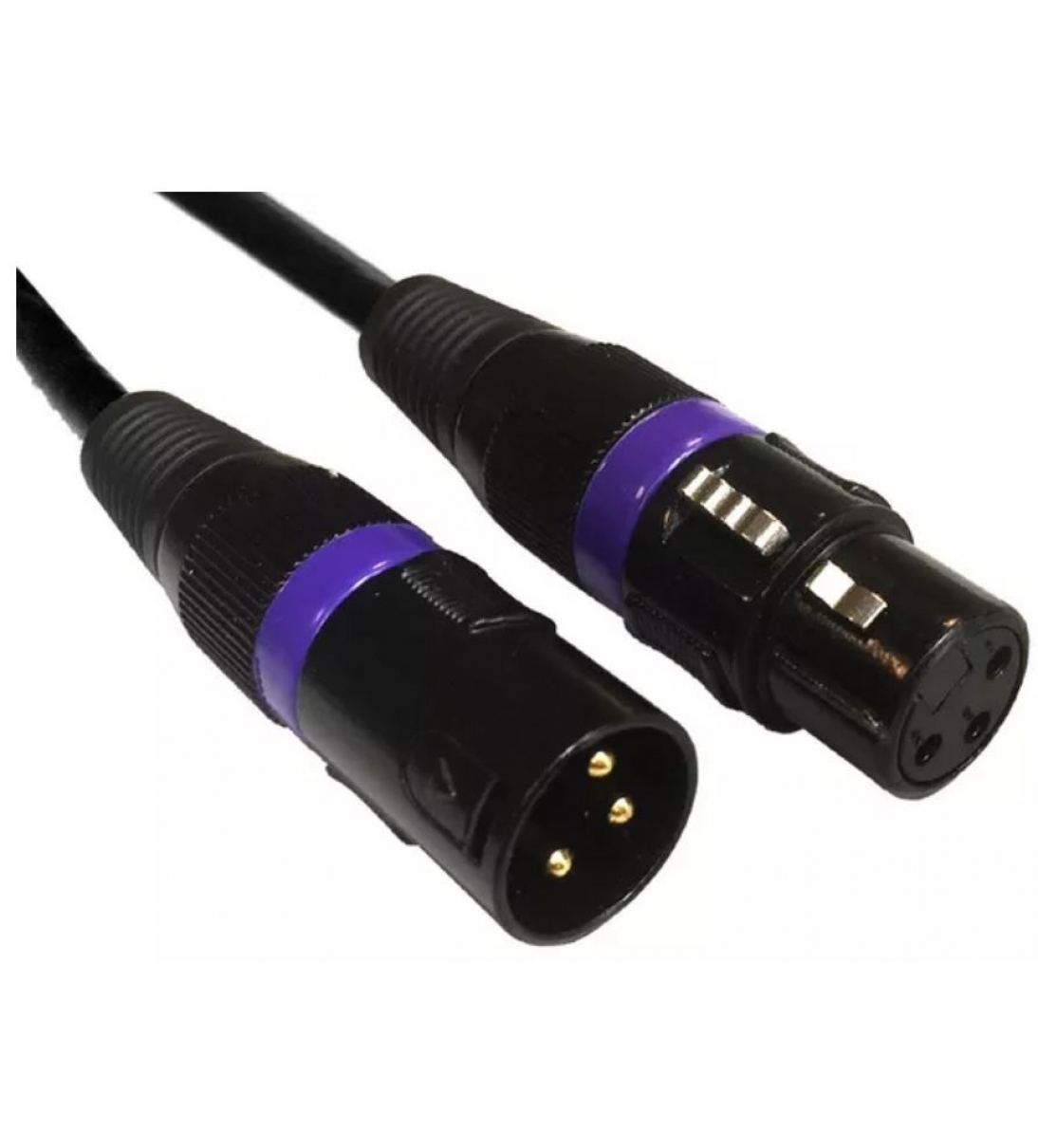 AC-DMX3/0,5 3p. XLR m / 3p. XLR f 0,5m DMX