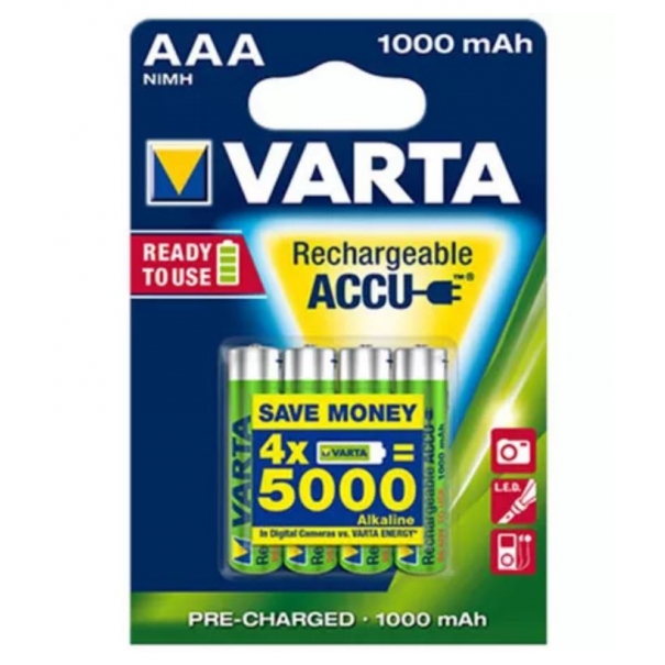 VARTA Rechargeable ACCU 5703 NiMH Battery AAA 1.5V