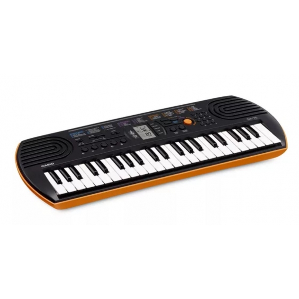 SA-76 CASIO SA-76 TASTIERA PORTATILE 44 TASTI MINI CON BASE ARANCIONE