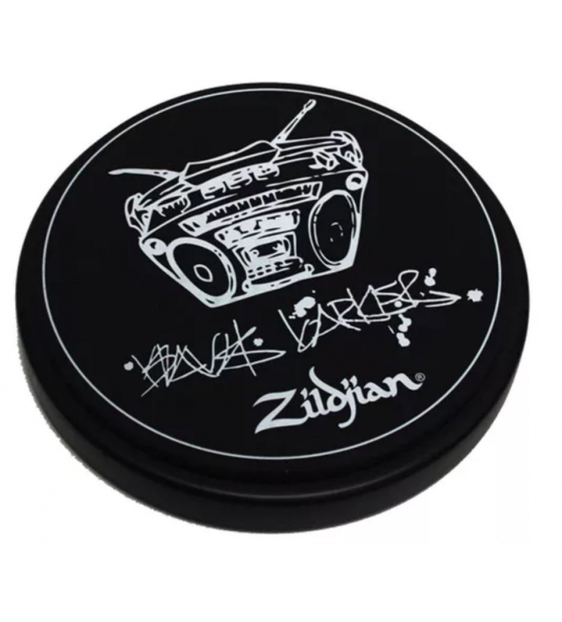 6" Travis Barker Practice Pad ZILDJIAN 6" Travis Barker Practice Pad PAD IN GOMMA PER ALLENAMENTO 6"