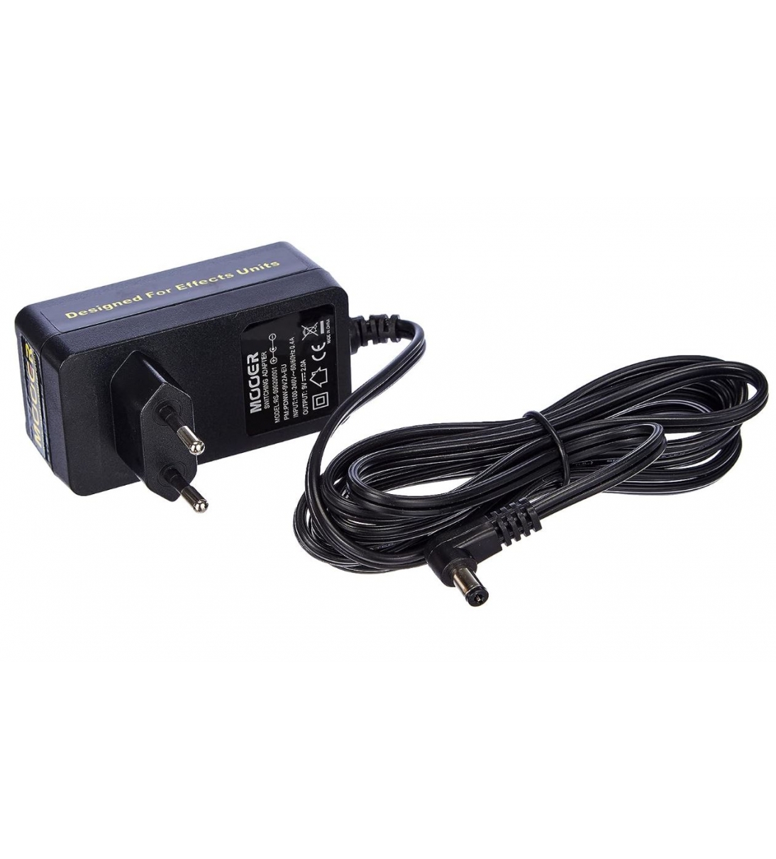 PDNW-9V2A-EU Alimentatore per Pedali, 100-240VAC, 9V, 2000 mA, Nero