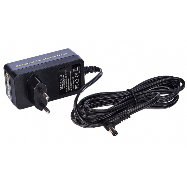 PDNW-9V2A-EU Alimentatore per Pedali, 100-240VAC, 9V, 2000 mA, Nero