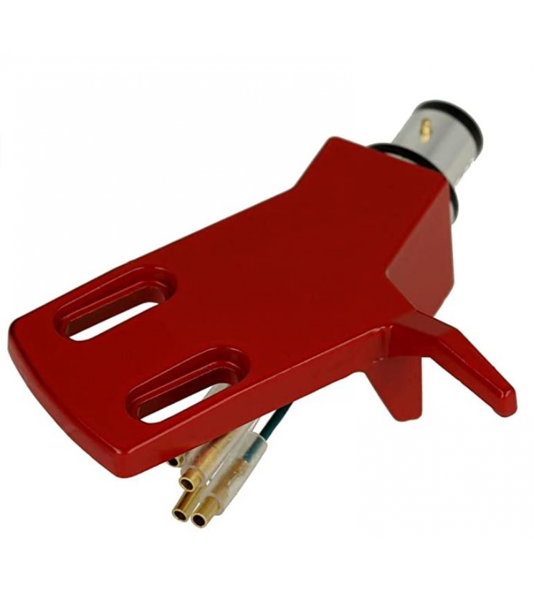 CHS-13 - Portatestina angolato in alluminio leggero - Rosso | Connettore SME | per bracci diritti | incl. cavo portatestina