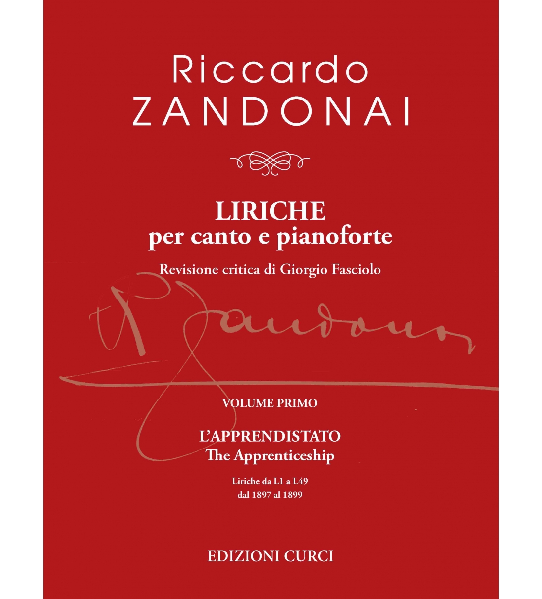 Liriche per canto e pianoforte Volume 1 L'apprendistato