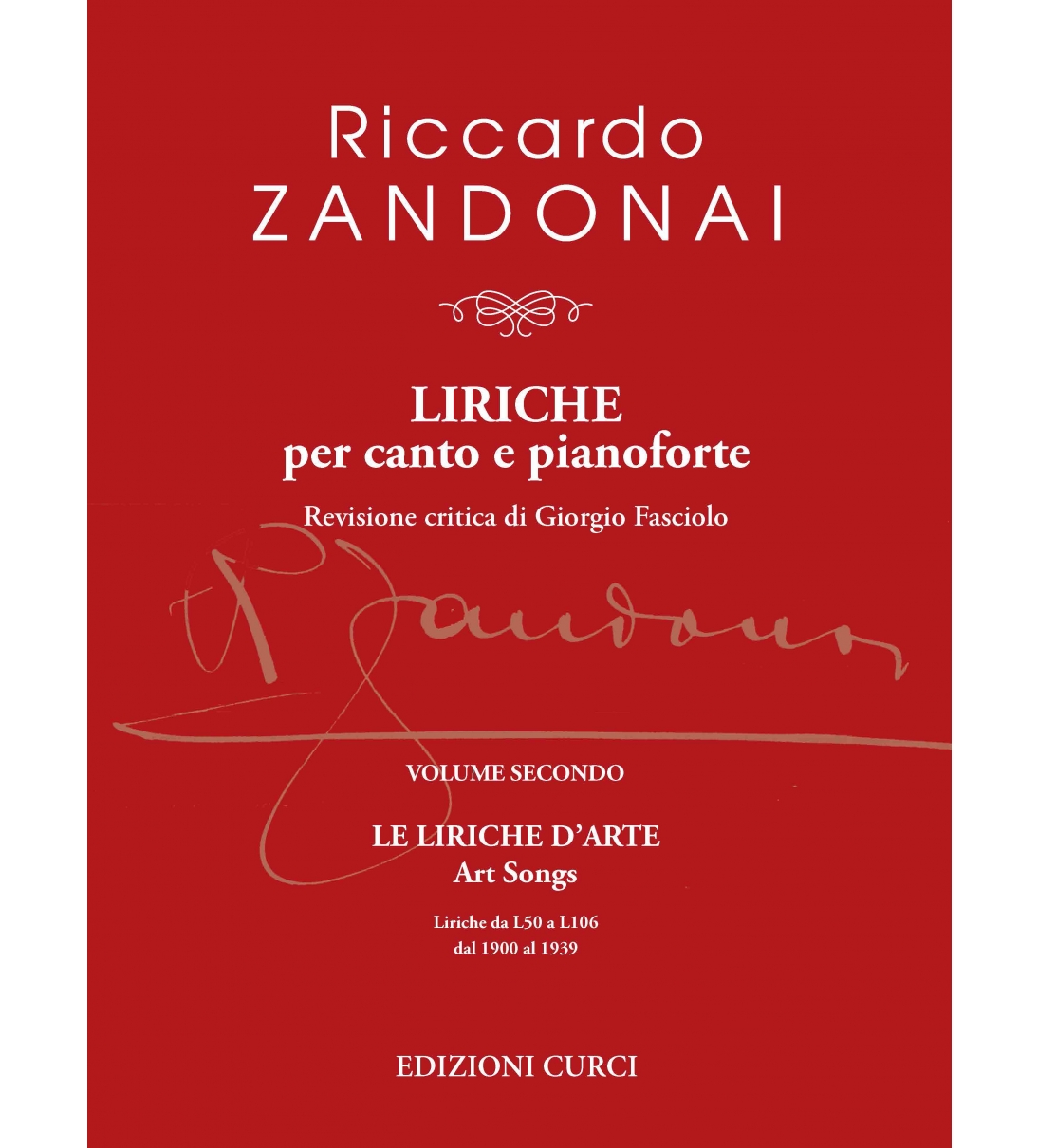 Liriche per canto e pianoforte Volume 2 Le liriche d'arte