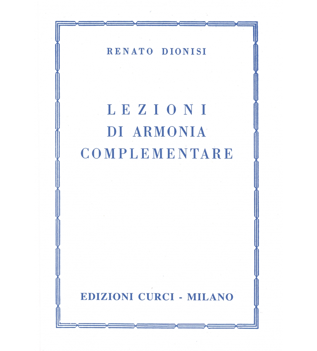 Lezioni di armonia complementare