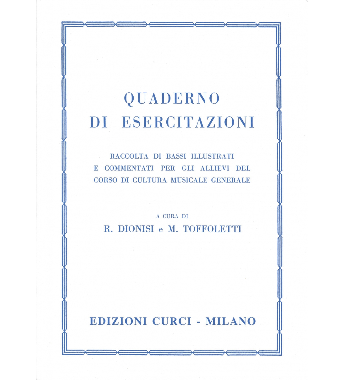 Quaderno di esercitazioni