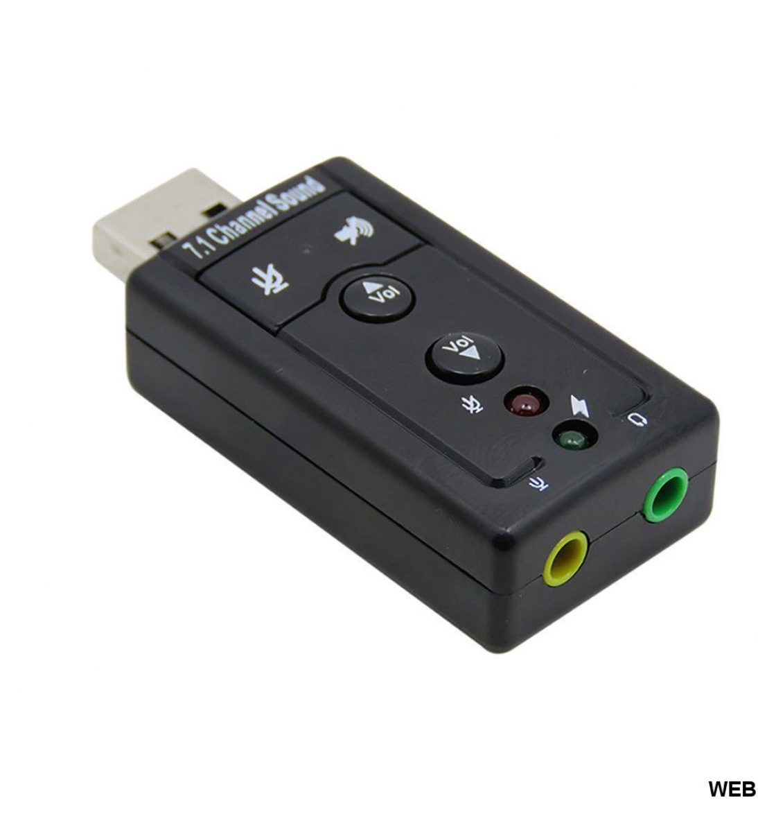 Scheda Audio Stereo USB 2.0 Virtual 7.1 [K501]