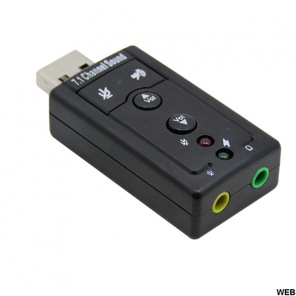 Scheda Audio Stereo USB 2.0 Virtual 7.1