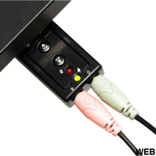 Scheda Audio Stereo USB 2.0 Virtual 7.1 [K501]