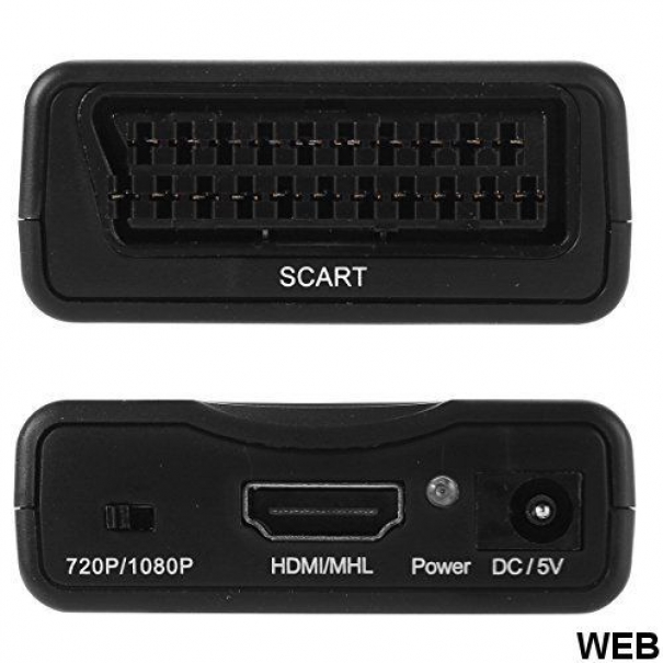 Convertitore VIDEO/AUDIO da SCART a HDMI [K708]