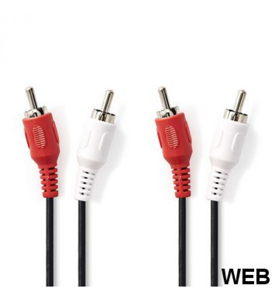 Cavo Audio Stereo  2x RCA maschio - 2x RCA maschio  1,5 m  Nero [ND220]