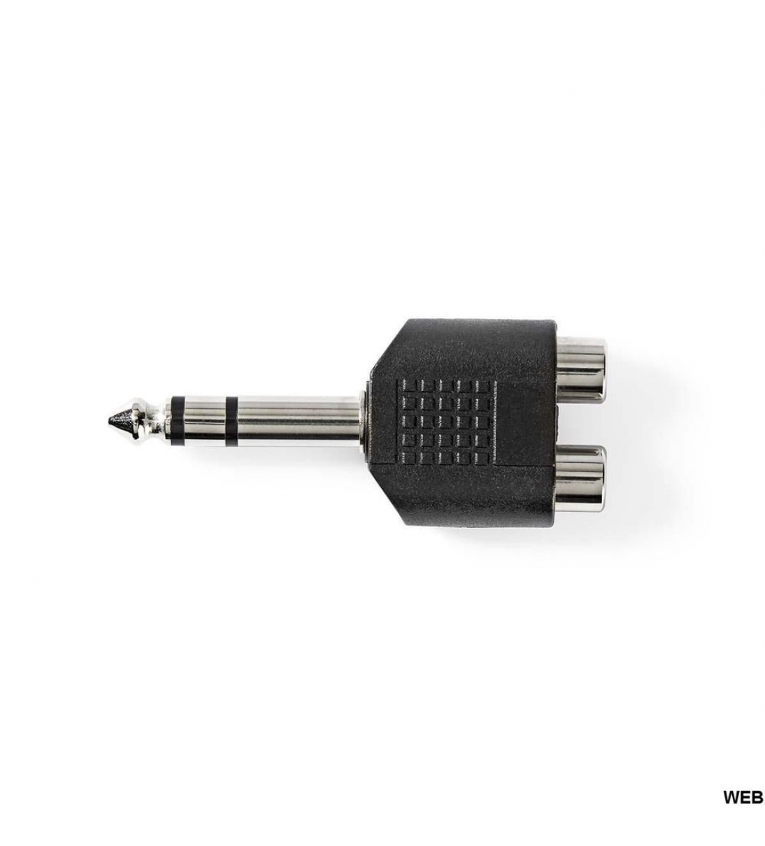 Adattatore audio stereo Maschio da 6,35 mm - 2x Femmina RCA [B006WB011]