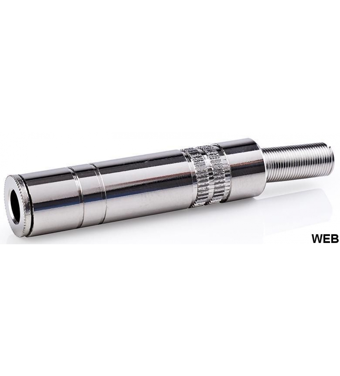 Connettore audio femmina 6.35mm stereo ingresso cavo 6.8 mm [ND2797]
