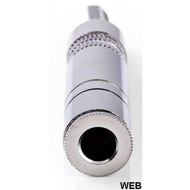 Connettore audio femmina 6.35mm stereo ingresso cavo 6.8 mm [ND2797]