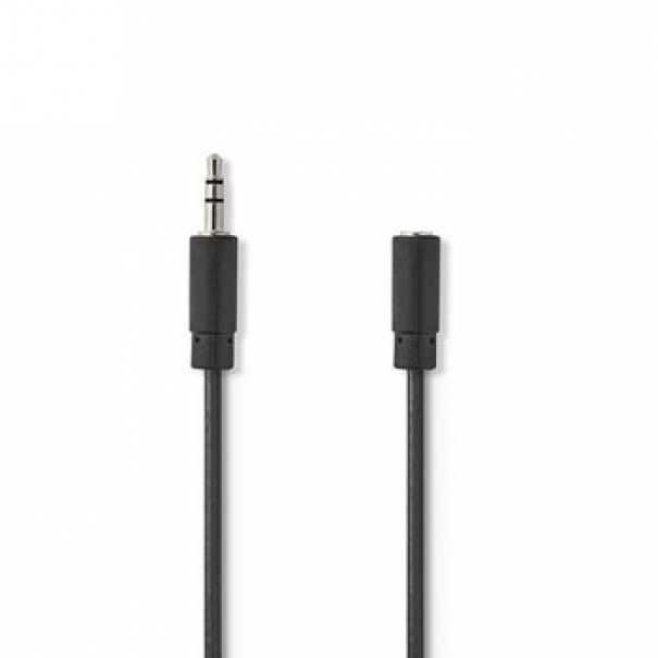 Cavo Audio Stereo Maschio da 3,5mm-Femmina da 3,5 mm 3m Nero [ND3566]
