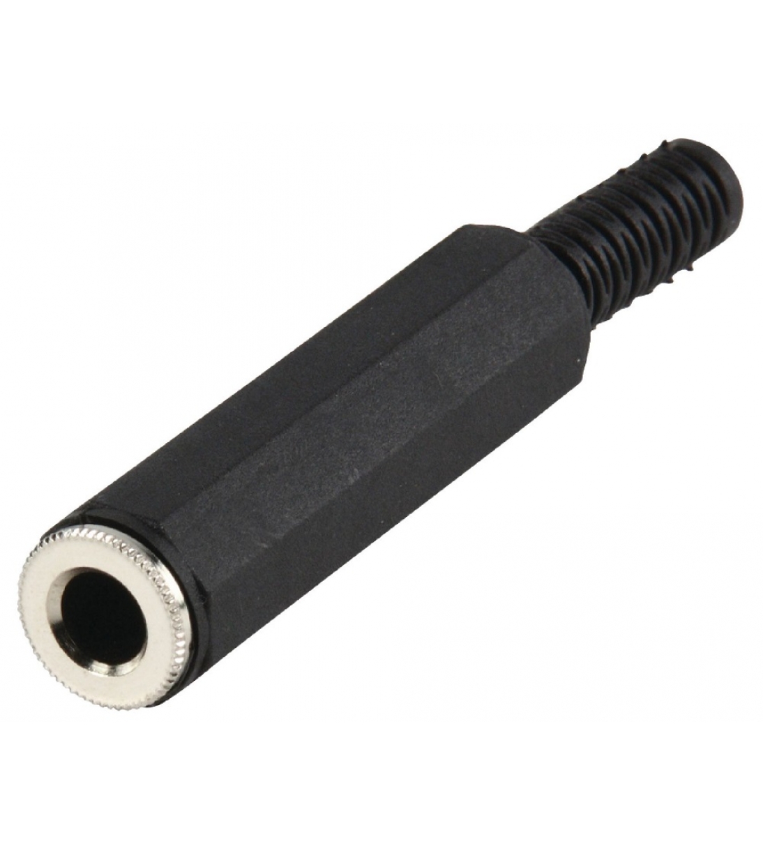Mono connettore 6.35mm Femmina Nero [ND3768]