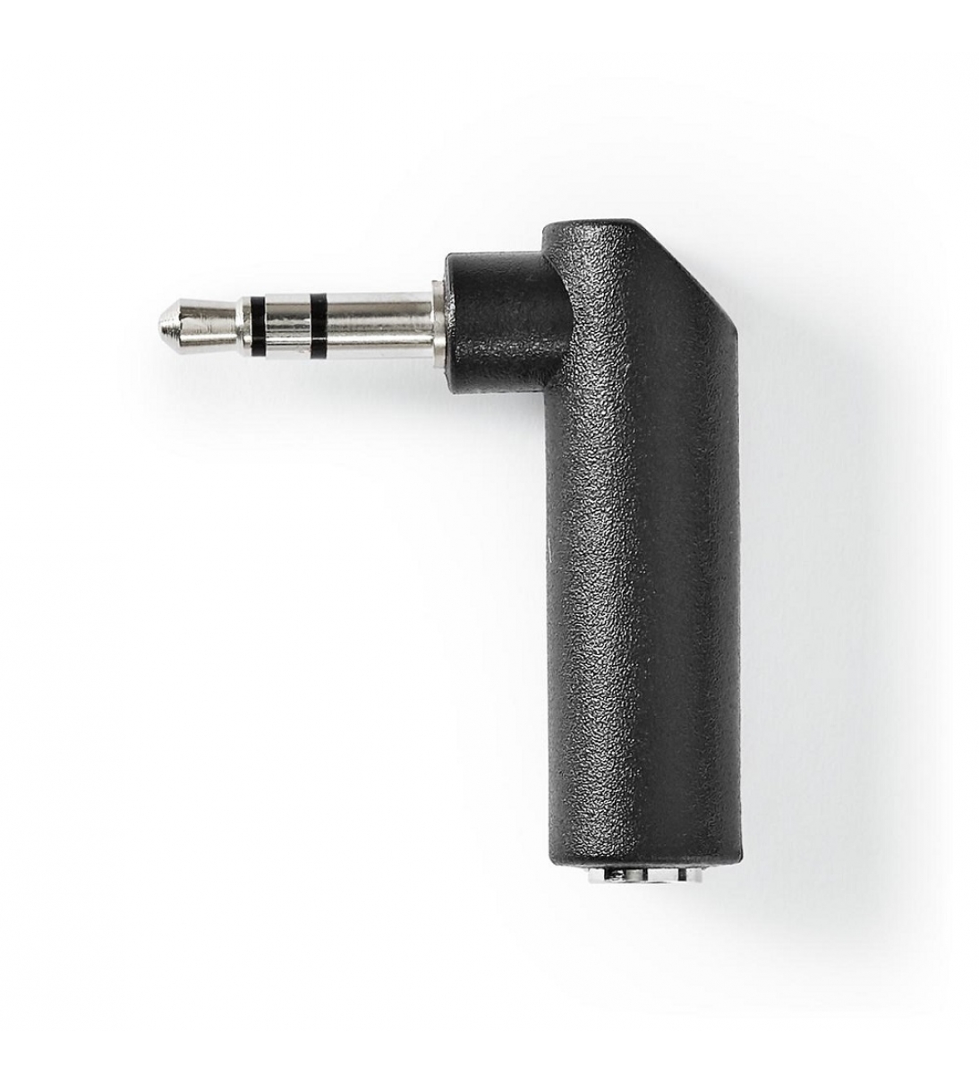 Adattatore Audio Stereo Maschio da 3,5mm-Femmina da 3,5mm Angolo di 90° 3-Palo [B006WB010]