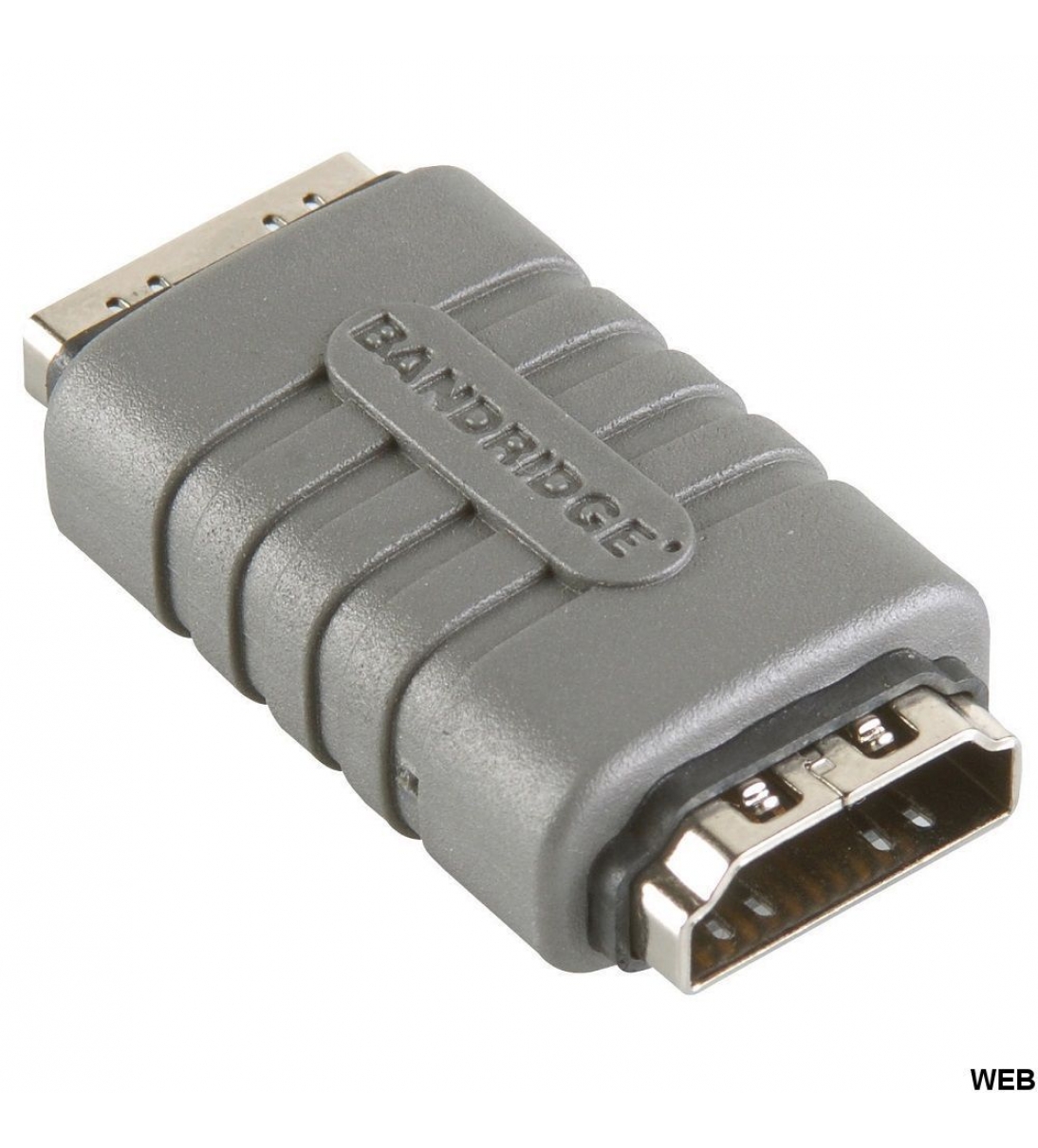 Adattatore HDMI ad Alta Velocità con Ethernet femmina-femmina Bandridge [B006WB456]