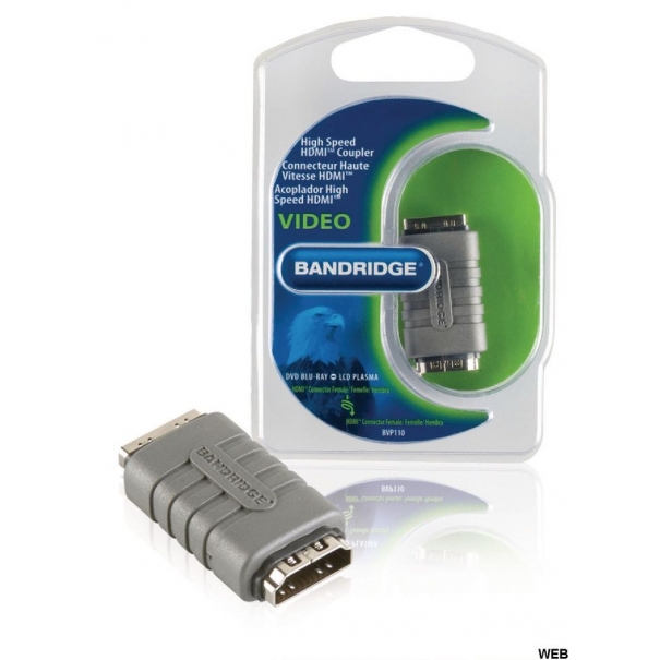 Adattatore HDMI ad Alta Velocità con Ethernet femmina-femmina Bandridge