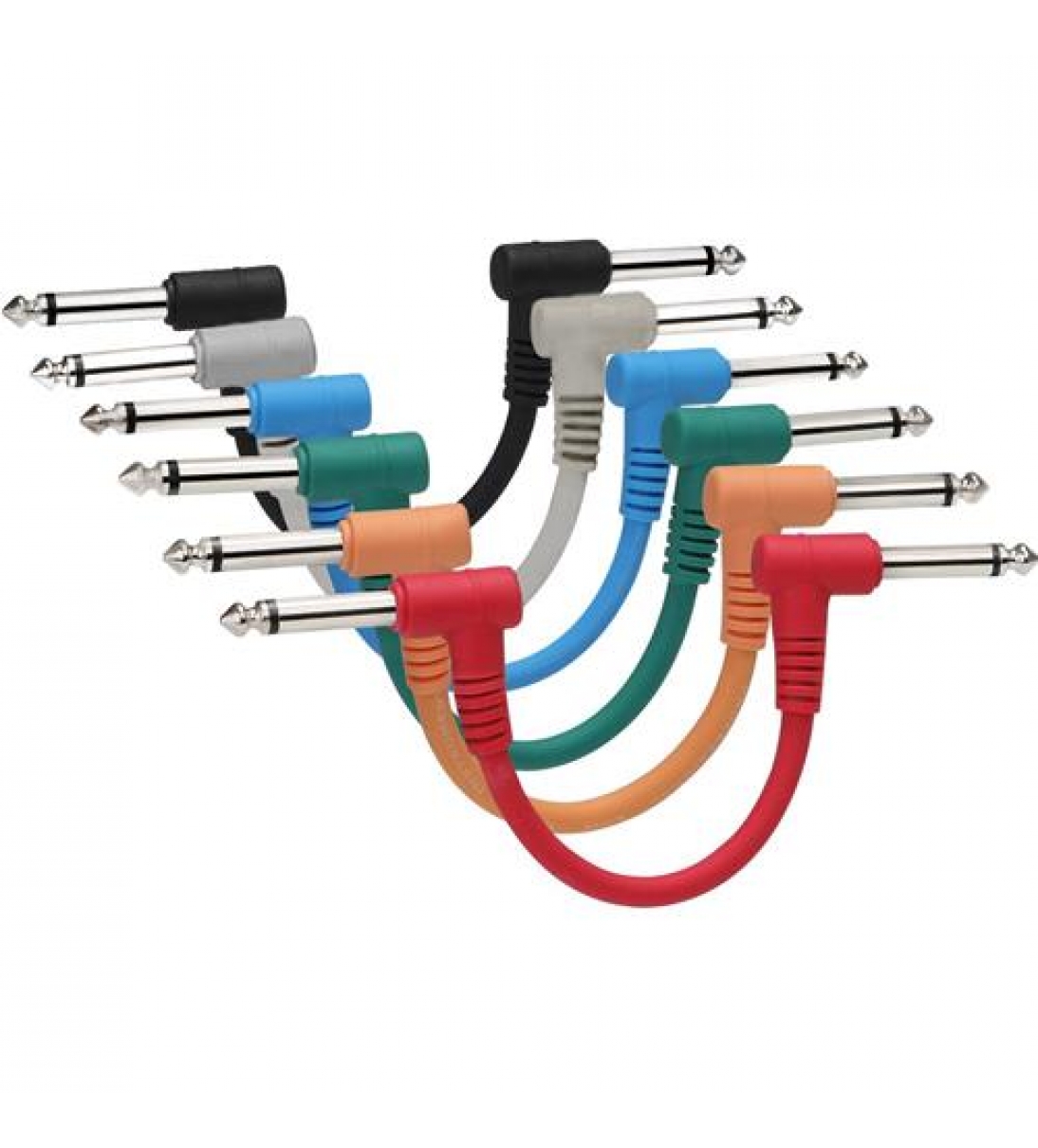 Cavo Coloratio jack 90° per pedalini - 20 cm [P003-020]