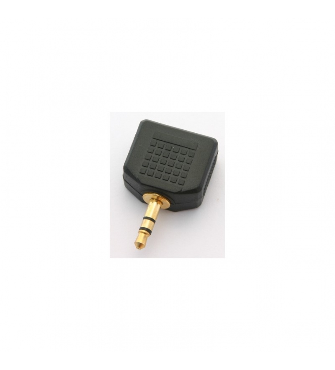 Adattatore M. 3,5mm stereo / 2 F. 3,5mm stereo pvc/dorato [B006WB139]