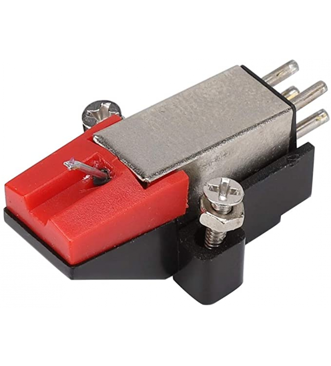 Stilo fonografo Q1, Magnete Mobile con Diamante Rosso, Doppio ago, Stilo, fonografo sostitutivo e Giradischi in Vinile [Q1]