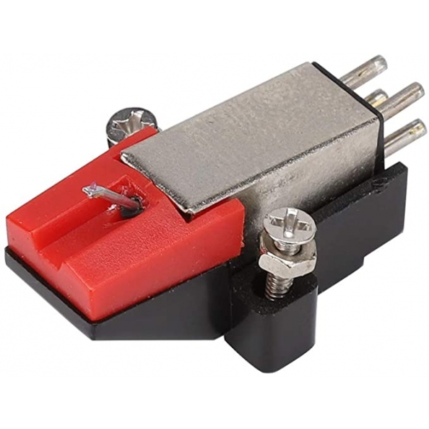 Stilo fonografo Q1, Magnete Mobile con Diamante Rosso, Doppio ago, Stilo, fonografo sostitutivo e Giradischi in Vinile [Q1]