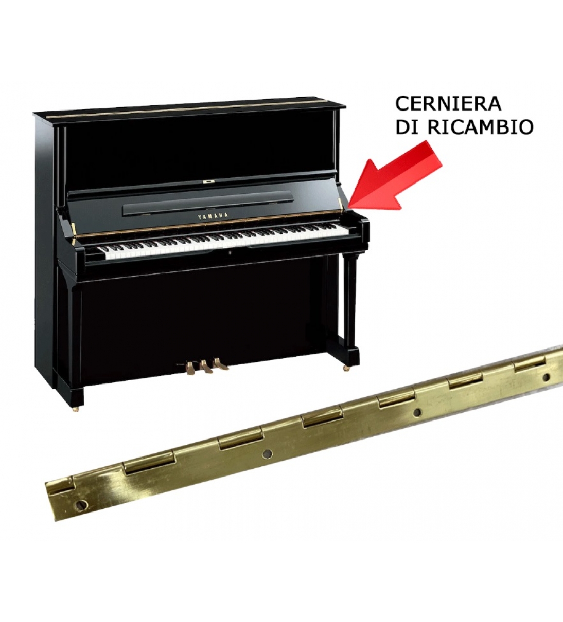 CERNIERA SUPERIORE PIANO ACUSTICO U1/ U3