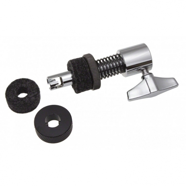 Clutch universale per piatto hi-hat Sistema Quick-Lock per un'installazione rapida e un fissaggio sicuro durante l'esecuzione (non si allenta)  Adattabile a tutte le aste dei supporti hi-hat