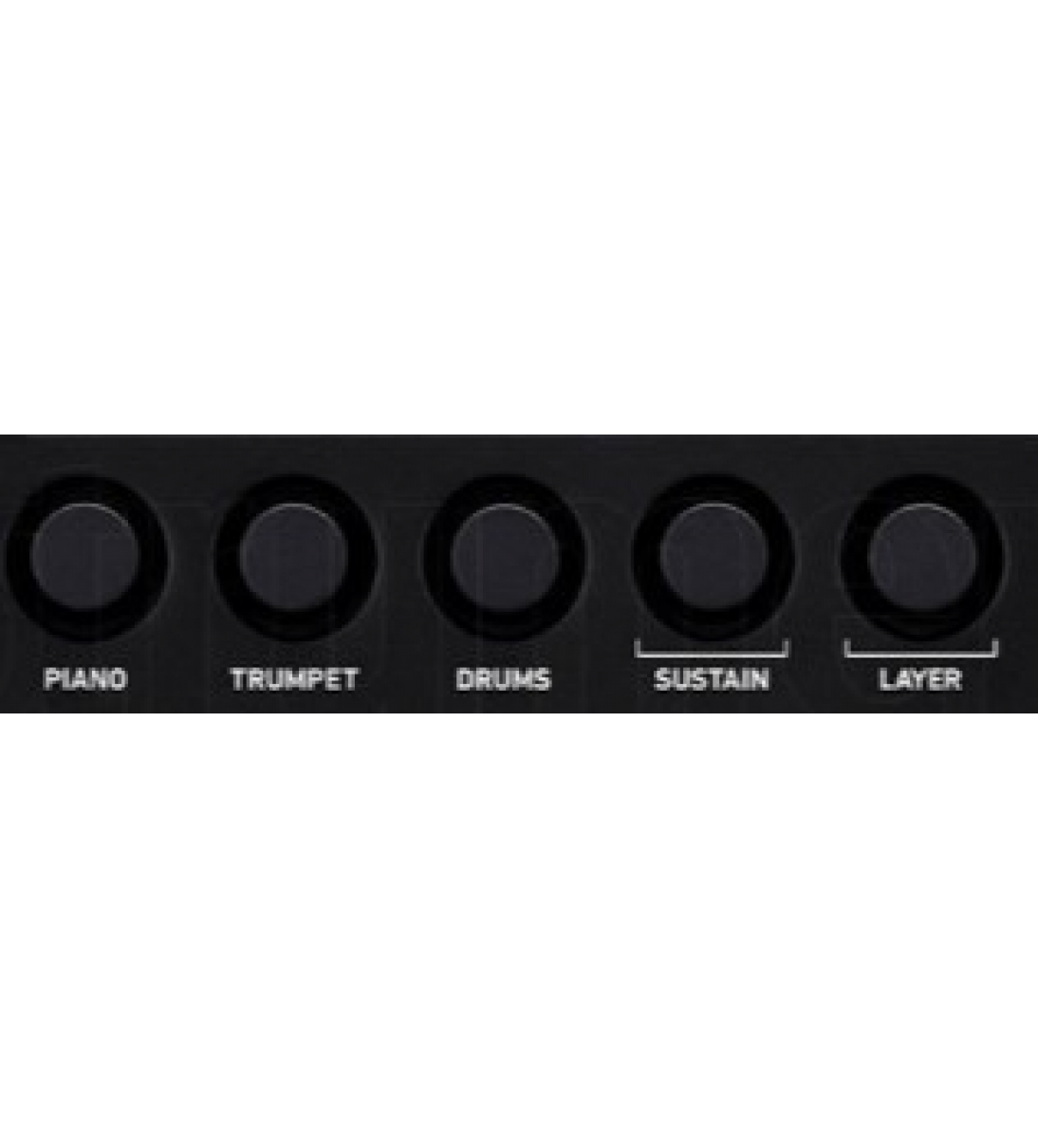 Tasti per selezione strumento per tastiera Casio SA