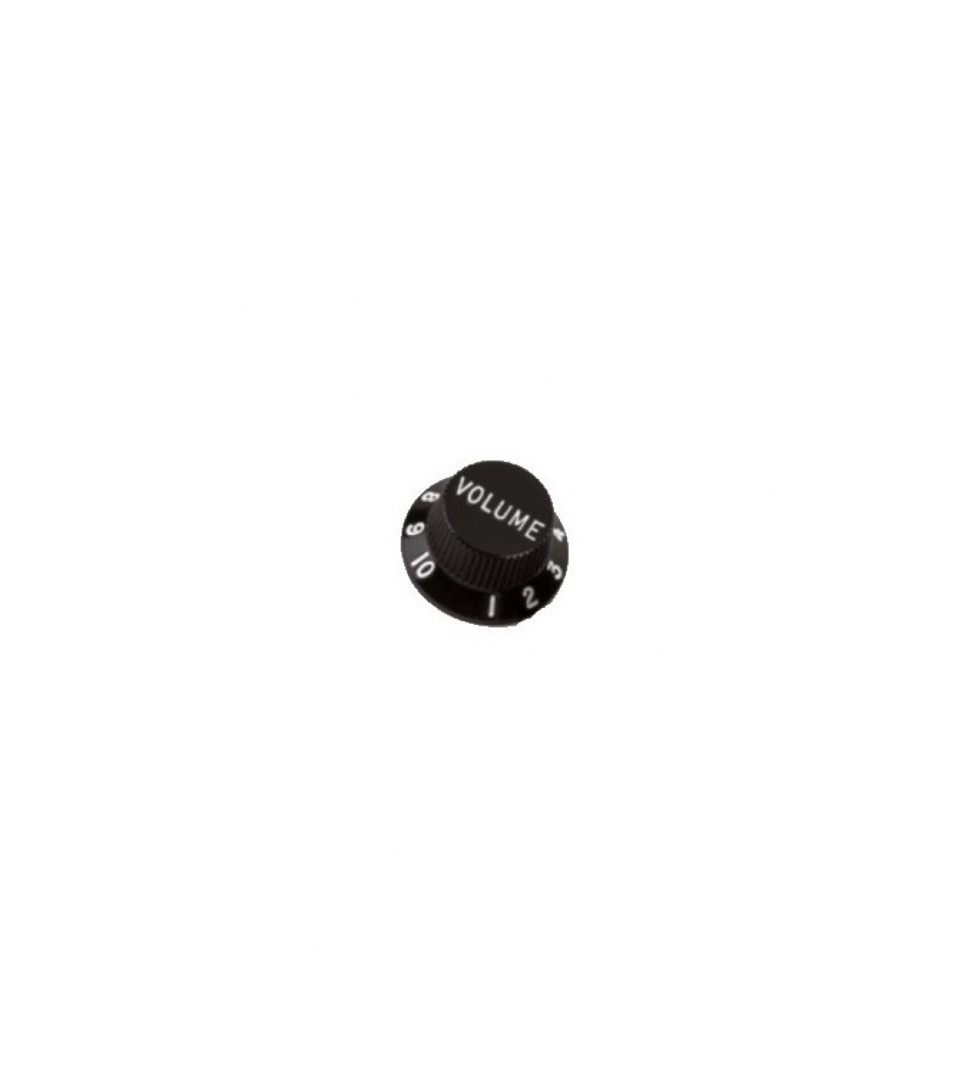 Manopola plastica nera, Volume tipo stratocaster [SDS-D078D]