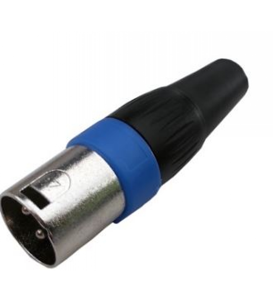 Connettore XLR 3 pin maschio a saldare Blu