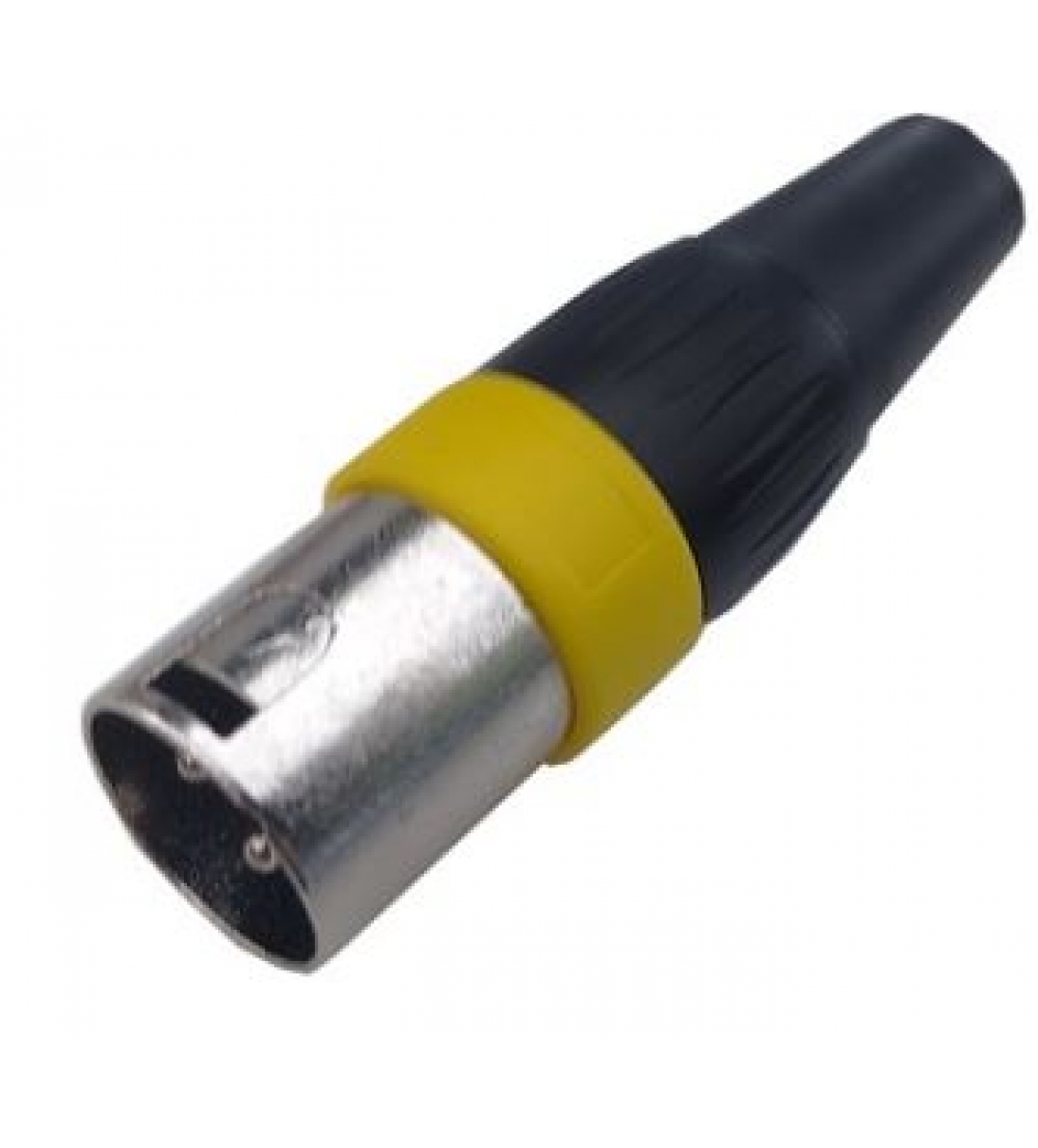 Connettore XLR 3 pin maschio a saldare Giallo