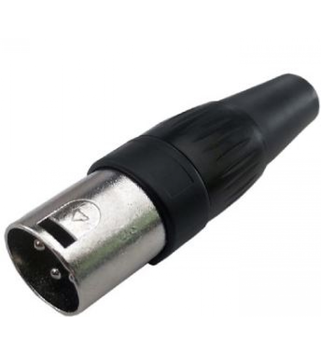 Connettore XLR 3 pin maschio a saldare Nero SP686N
