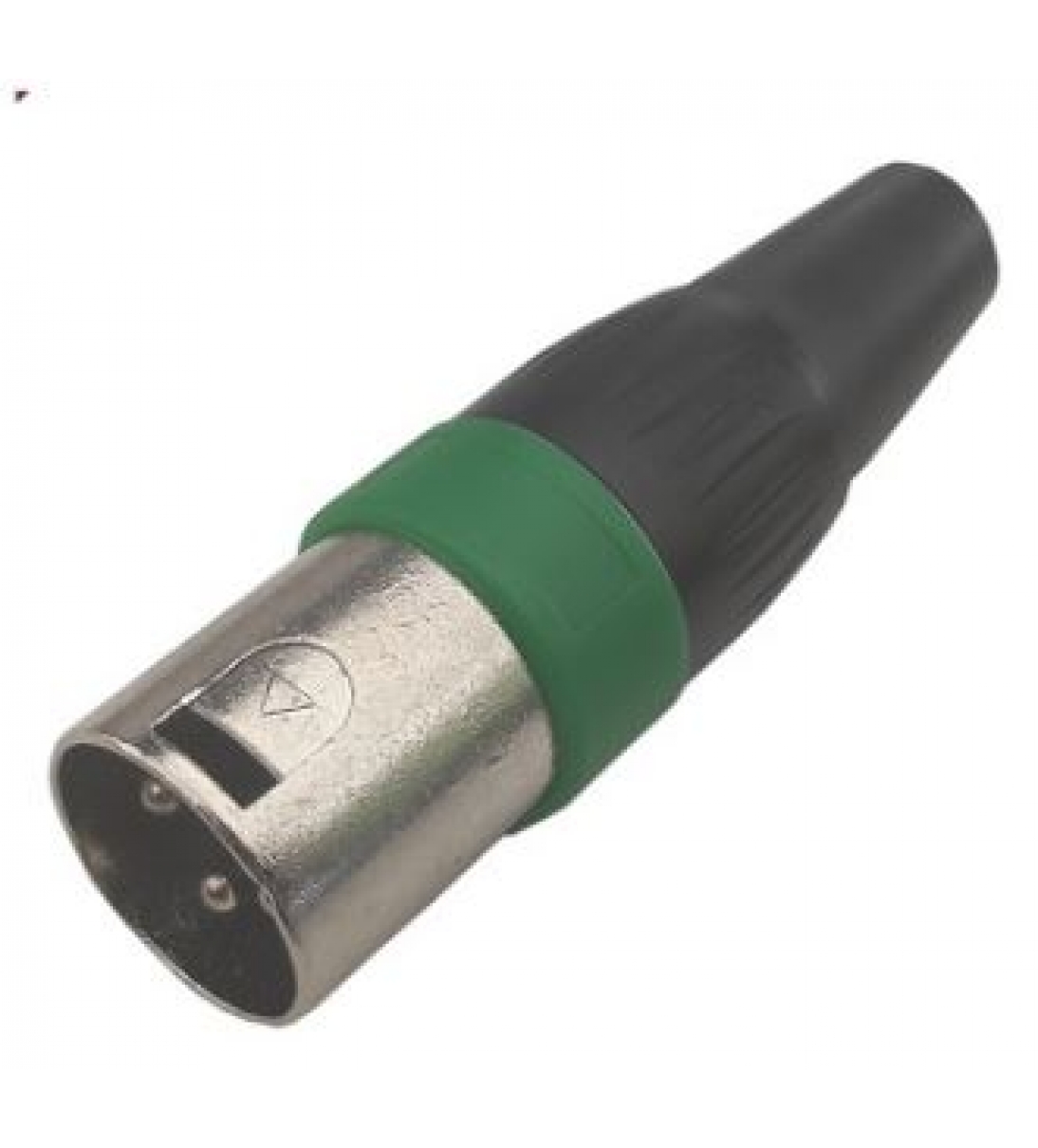 Connettore XLR 3 pin maschio a saldare Verde